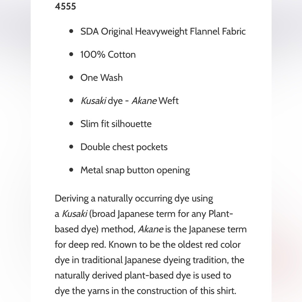 STUDIO D'ARTISAN INTERNATIONAL "HINODE" HEAVYWEIGHT FLANNEL CRUISER SHIR… - Picture 6 of 16